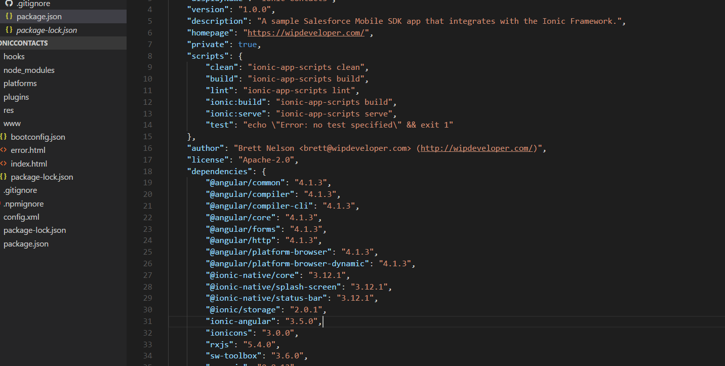 Saleforce Mobile SDK and Ionic – Adding Ionic to Mobile SDK - Part I