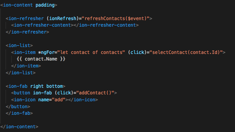 Salesforce Mobile SDK and Ionic –  Pull to Refresh